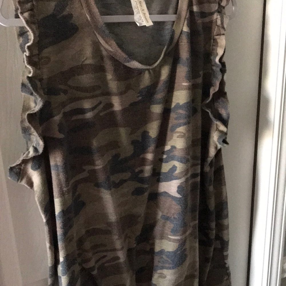 Camo Top Summer Camo Top Comfortable Trendy FINAL SALE ITEM SIZE 3X